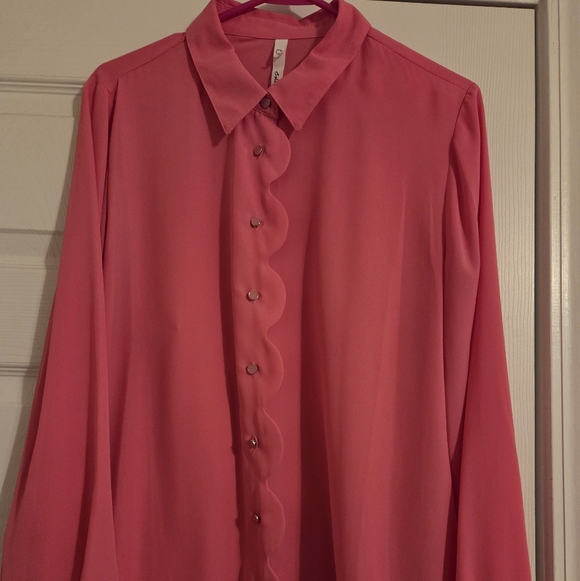 NY Collection Tops - Ladies Long Sleeve Blouse